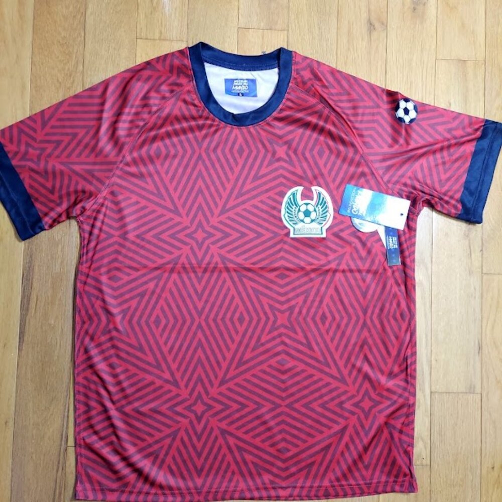 México Soccer Jersey Size L Nueva New Mexico Soccer Shirt MSRP NWT $70 - Picture 3 of 11
